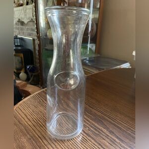 Vintage Farmhouse thick milk bottle vase